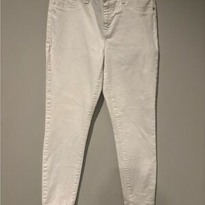 Lucky Brand Women's White Skinny Jeans